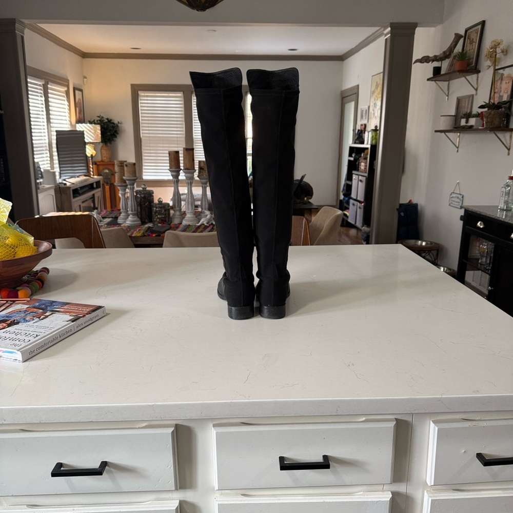 Stuart Weitzman Black Over the Knee Boots - Picture 4 of 9
